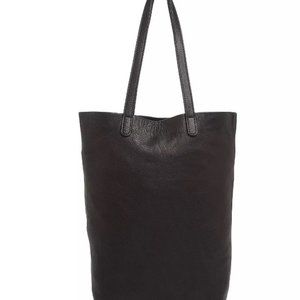 Leather Tote - Baggu - Black - Like New!!
